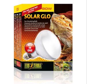 SOLAR GLO EXO TERRA 80W BULB Uvb Uvb BASKING