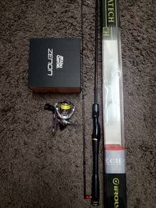 reel abu garcia zenon 1000s & rod iroly galatech