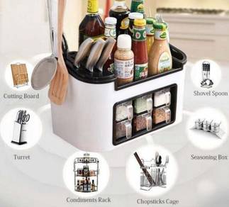 Multi Purpose Kitchen Knife Bottle Spoon Storage S
