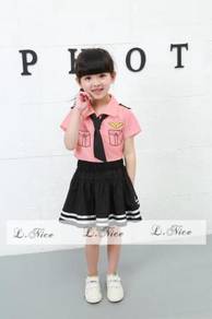 Cute & Elegance Ms Pilot set (Top+Skirt+tie)