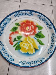 old metal plate