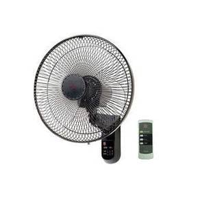 KDK 16-Inch Wall Fan with Remote KC4GRBK (BLACK)