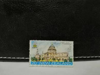 1981 New Zealand Stamp St Paul Cathedral Church