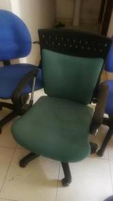 Green Black Roller Office Chair TR806