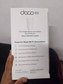TP-Link Deco X50-5G AX3000 Whole Home Mesh Wi-Fi 6 Router