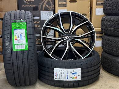 Sport Rim Baru 18 Enkei ONX Black Machine Face Sia