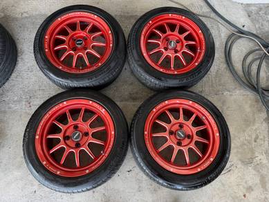 Rim gaia mmxv 15 inch candy red flow forming