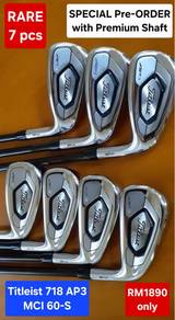 SPECIAL PreORDER 7pcs Titleist 718 AP3 MCI 60S
