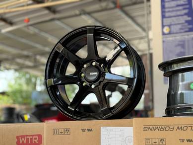 Sport Rim Baru 15 Enkei RF07 Glossy Black Siap Tra