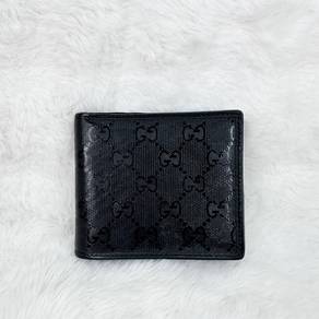 Gucci Imprime Black Reflective Wallet