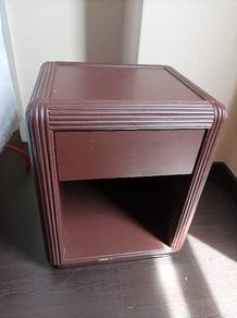 Antique solid wood side table  Meja sisi