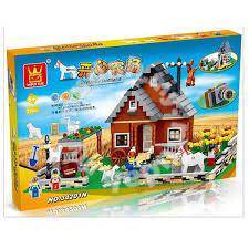 Bricks - WG 34201 FARM house buildings barn