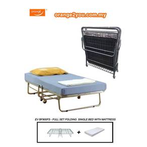 Katil lipat bujang beroda🛏️ Foldable Single Bed
