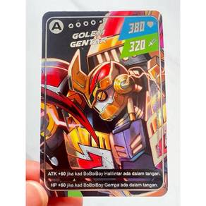 BoBoiBoy GOLEM GENTAR - A Card (my own collection)