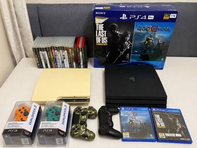 Original PS4 Pro and PS3 Slim White