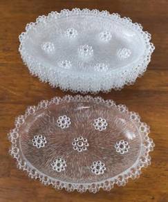 Pinggan antique airmata oval plate 6