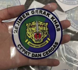 Regimen Gerak Khas Car Sticker