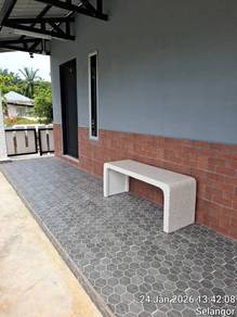 kerusi batu terazzo ku 120cm