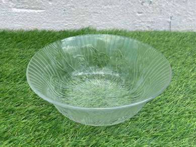 C121 Mangkuk Kaca Diameter 22 cm Glass Fruit Bowl