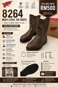 WTS Red Wing Safety Boot High Cut