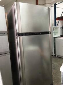 Big Fridge Sharp Refrigerator Peti Ais Freezer Ice