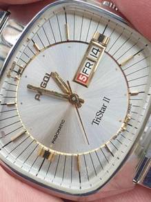(A609) Vintage Square Swiss Pagol Tristar II Watch