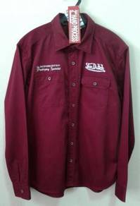 Rare authentic VON DUTCH workshirt japan