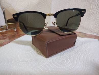 Ray-Ban Clubmaster Foldable Sunglasses RB 2176 901