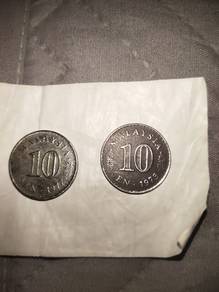 10 sen 1973 n 10sen 1977