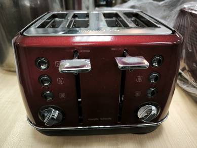 Morphy Richards 4 Slice Toaster Red