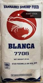Blanca Vannamei 7706 Shrimp Feed 25kg 36% Protein