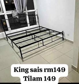katil king quen single 