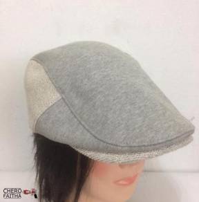 CRFT1561 flava premium beret flat hat topi cap dew
