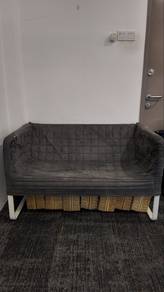 grey sofa
