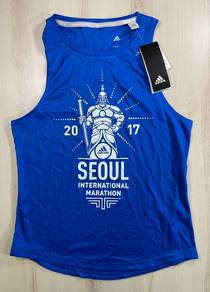 Adidas Youth 2017 Seoul Marathon Singlet #CS NEW