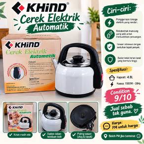 kettle khind harga boleh nego area kl sahaja 