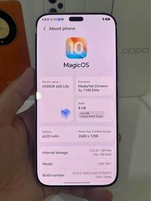 Honor 600 Lite 5G   8+256GB/FuII OriginaI Chargar