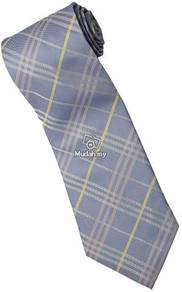 ELB2 Blue Yellow White Pink Strip Formal Neck Tie