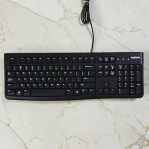 Logitech Wired Keyboard | Durable Office Set