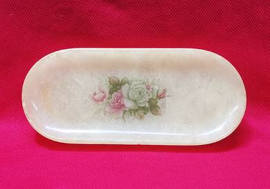 Vintage Alabaster From Vanity Tray