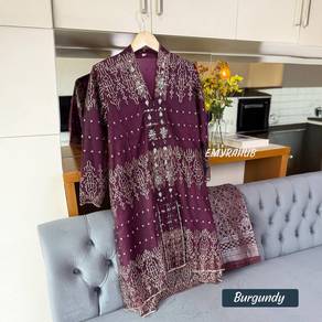 (NEGOTIABLE❗️) Kebarung w/ Kain Pario Songket 🇮🇩