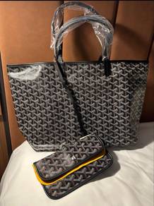Authentic Goyard Black St Louis Tote Bag NEW