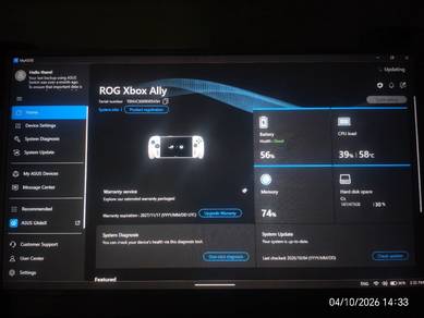Rog Xbox Ally + Arzopa Monitor 16.1