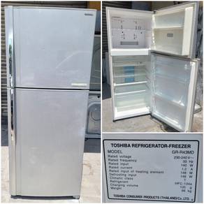 Toshiba fridge 2d refrigerator peti sejuk peti ais