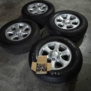 Rim Serta Tayar Dmax 1.9cc (Original)