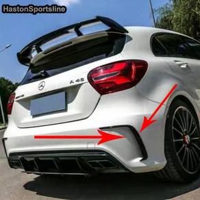 Mercedes Benz W176 A45 rear canard set W176 bumper