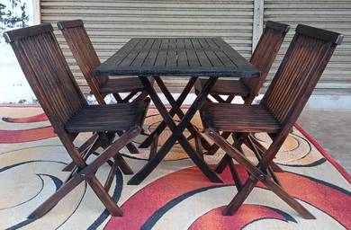 set folding dining table outdoor and indoor
