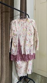 Custom Made Maroon Kurung