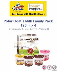 Polar Goat's Milk Ice Cream 3 in1 125 ml x 4