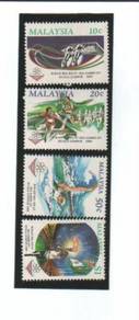 Mint Stamp Sea Games Malaysia 1989 toning